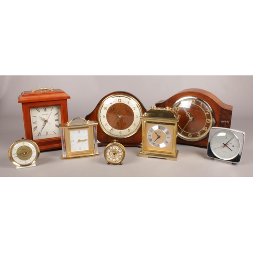 137 - A collection of clocks. Includes Seiko, Westclox Big Ben, London Clock Company etc.