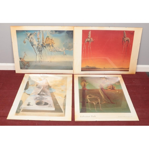 179 - Four framed Salvador Dali Prints. H: 70cm, W: 48cm.