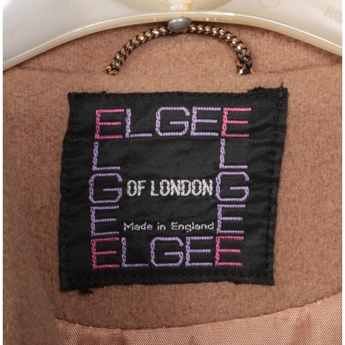 494 - Two ladies camel coats. To include a size 14 vintage Marks and Spencer full length coat and a approx... 