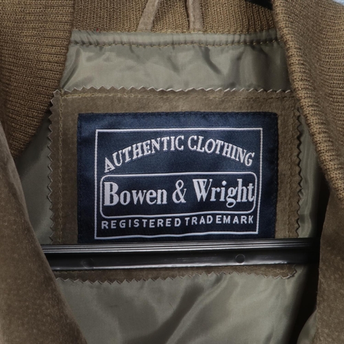 496 - Two swede jackets. To include a Jeffery Brownleader of London jacket size 14 and Bowen & Wright sued... 