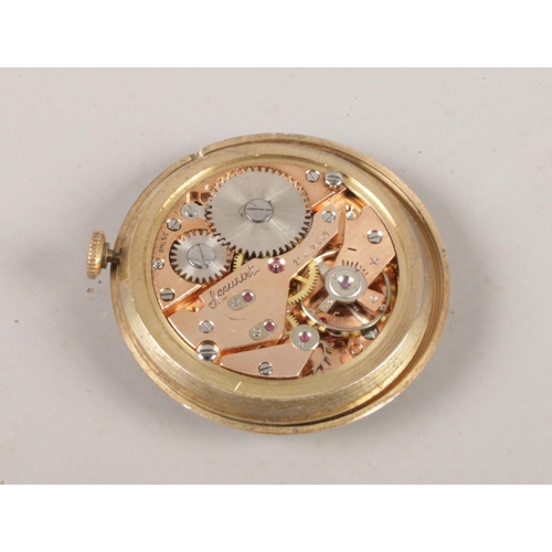 380 - A vintage Gents Accurist mechanical wristwatch, with 9ct gold front and back and 21 jewel Swiss move... 
