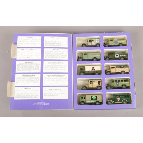 130 - Three boxed sets of die-cast vehicles and aeroplanes. To include a limited edition D-Day collection ... 