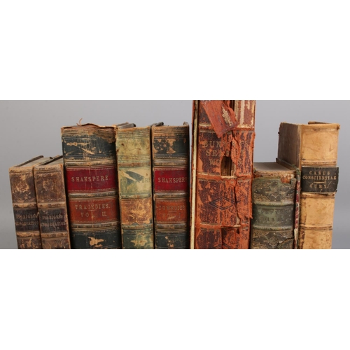 124 - A collection of Eight Antique Books, to include 1846 edition of Daubignes Reformation Vol 1 & 2, Ver... 