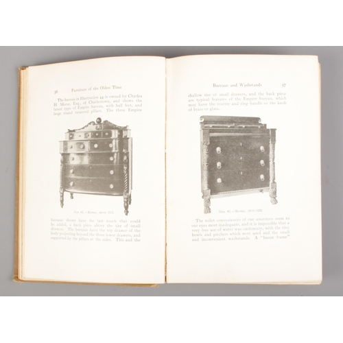 137 - A small collection of antique books, focusing on furniture, porcelain and art. To include 'Furniture... 