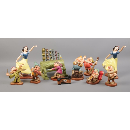 385 - Ten boxed Snow White figurines, from the Walt Disney Classics Collection, with certificates. To incl... 