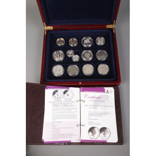 389 - The London Mint Office: The Silver Commemorative Collection, consisting of thirteen coins with certi... 