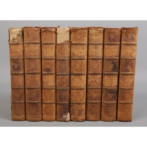 412 - Byron's Works, eight volumes of poems, 1853. To include: Miscellanies, Beppo and Don Juan, Tales and... 