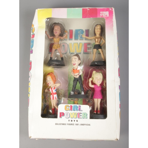 100 - A selection of boxed dolls. To include a boxed set of the Spice Girls, a Royal Doulton Nisbet Doll, ... 