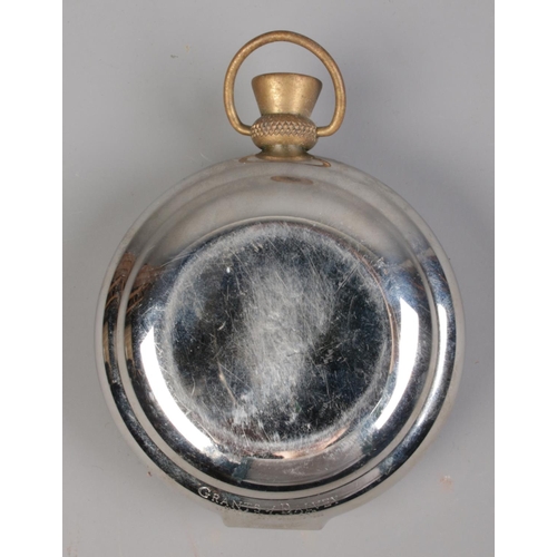 363 - A Dalvey pocket barometer. H:8cm W:8cm.