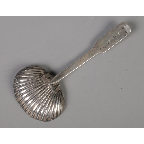 402 - A George III silver caddy spoon, assayed Birmingham 1811.