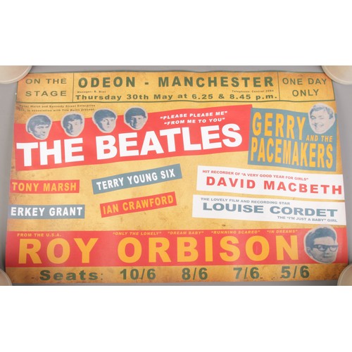 310 - An extensive collection of Pop Music advertising posters, to include The Beatles with Roy Orbison, D... 