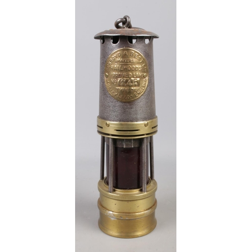 119 - A Type 01. 'Hailwoods Improved' miners safety lamp, by Ackroyd & Best Ltd, Leeds.