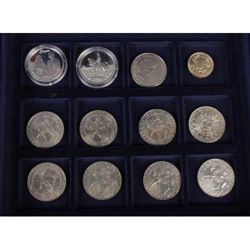 125 - A collection of coins. To include 1997 memory of Diana Princess of Wales £5 coin, 1986 silver proof ... 