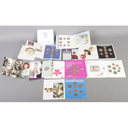 172 - Seven coin sets. Including 1999 Baby Gift Set, Royal Mint examples, etc.