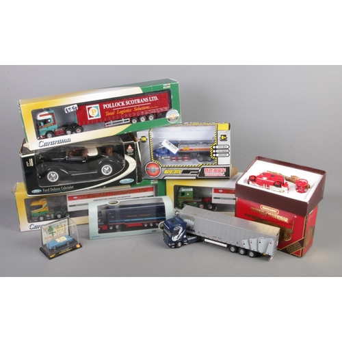 262 - A selection of boxed die-cast vehicles. To include a Matchbox 1936 Leyland Cub Fire Engine FK-7, thr... 