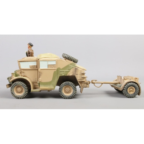 42 - King & Country 8th Army 'Quad Tractor'. EA05.  With Gun Tractor and Limber.