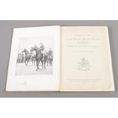 90 - The History of the 1st Hants Royal Horse Artillery during the Great War 1914-1919 book.