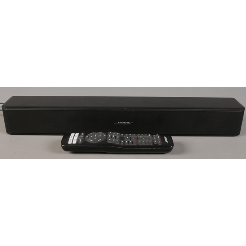 278 - A Bose 5 TV soundbar with remote.