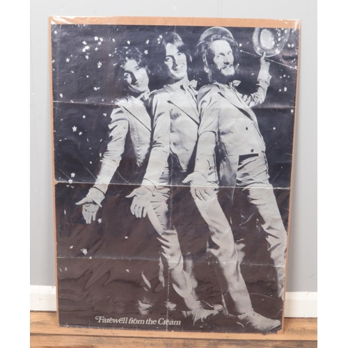 299 - A 1960s Farewell From The Cream original poster. 102cm x 76cm.