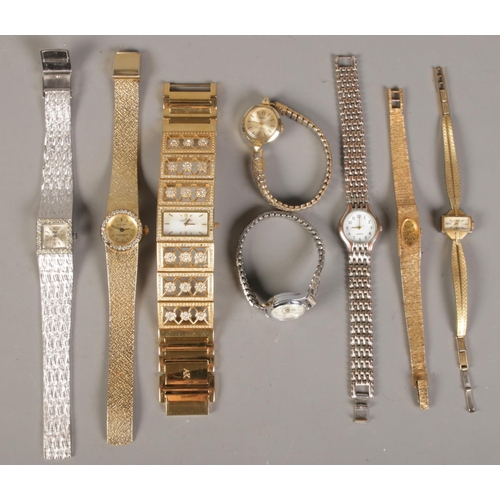 76 - Eight ladies wristwatches. Including Limit, Anne Klein, Gillex, etc.