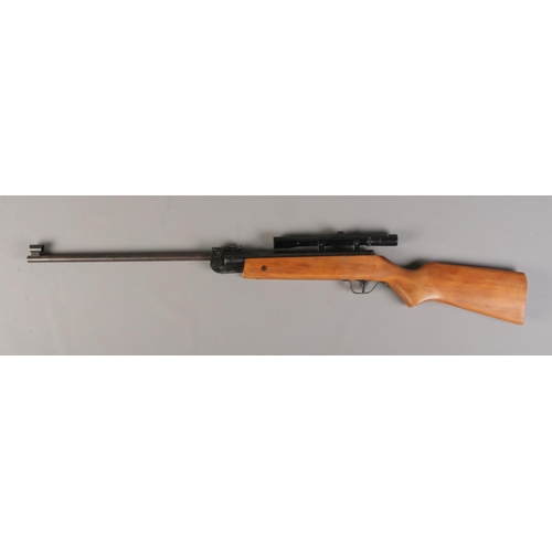 160 - A Relum LG527 .177cal break barrel air rifle, with Nikko Stirling 4x20 scope. Cocks and Fires. CANNO... 