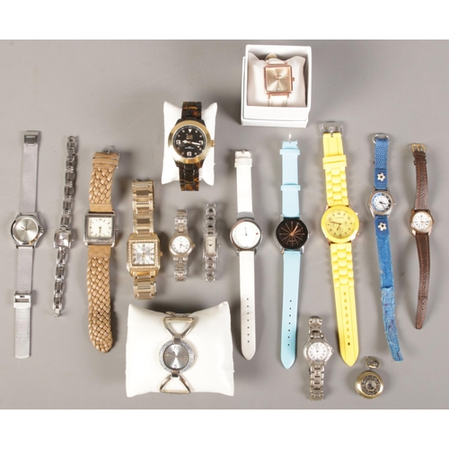 181 - A quantity of wristwatches. Including Rotary, Pulsar, etc.