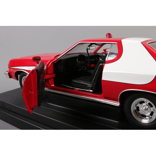 23 - A boxed ERTL American Muscle 1:18 scale Starsky and Hutch Ford Grand Torino, item 36685.