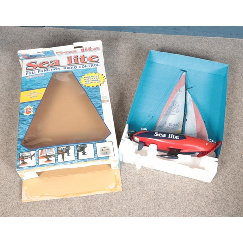 322 - A Sea Lite Full Function Radio Control Yacht including box and motor.