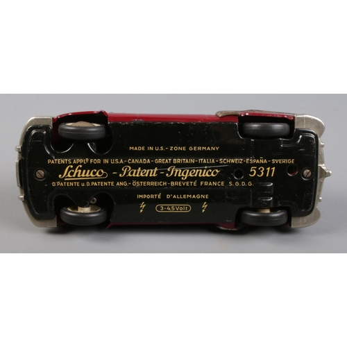 58 - A Schuco Ingencio Electro tin plate car, model 5311 (playworn).