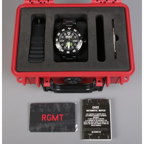 484 - A new, boxed and cased Limited Edition (1084/1600) RGMT Ohio 3000m Water-Resistant Automatic wristwa... 