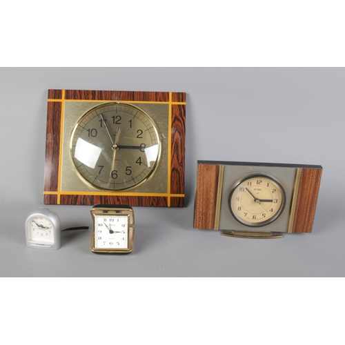 183 - Four Clocks of various type.