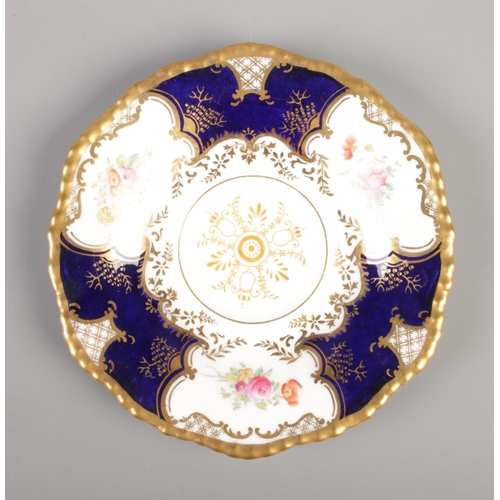 15 - A collection of late 19th/early 20th century Coalport Batwing china teawares in the 2665 pattern. El... 