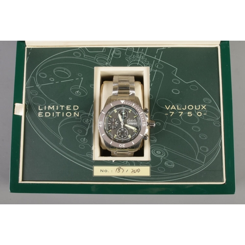 199 - A new and boxed Limited Edition (187/200) Cadola Aegir Gent's Automatic Chronograph wristwatch, with... 