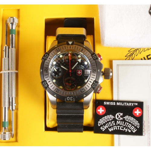 200 - A new, boxed and cased Limited Edition (858/1000) CX Swiss Military Montres Charmex 20,000 Feet Wate... 