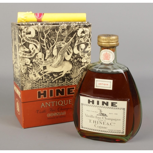 113 - A boxed full and sealed bottle of Hine Antique Vieille Fine Champagne Cognac.