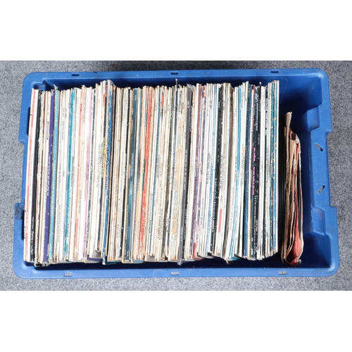 229 - A large box of assorted Album vinyl records, including Jesus Christ Superstar, Simon and Garfunkel, ... 