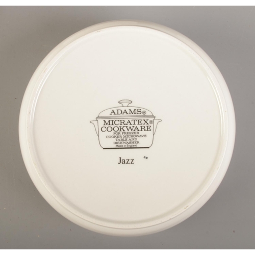 237 - A good quantity of Adams dinnerwares in the 'Jazz' pattern. To include cups and saucers, cream jug, ... 