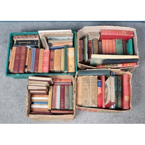 251 - Four boxes of assorted books, to include several examples surrounding Gardening, Cooking, Household ... 