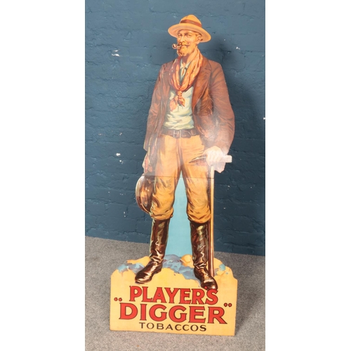 317 - A vintage Player's Digger tobacco advertising display by Mardons. 136cm.