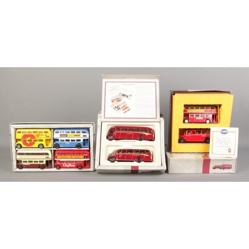 337 - Corgi: Six scale models; mainly from the 'Classic Commercials' collection. Includes 75 Years Quality... 