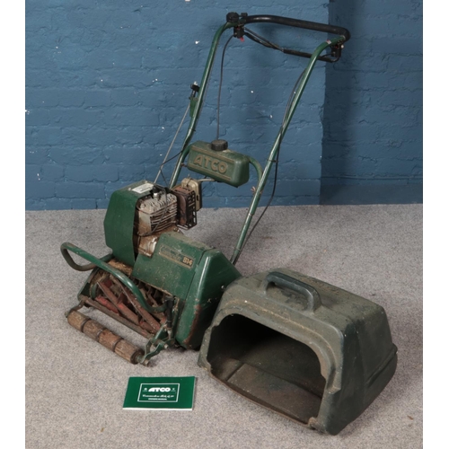 369 - A Atco Commodore B14 lawnmower with manual.