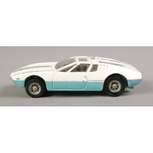 89 - Corgi - No. 271 Ghia 5000 Mangusta, with De Tomaso chassis, in box.