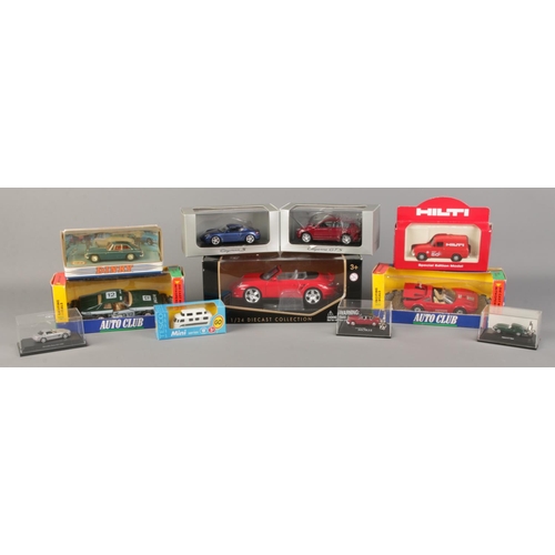 92 - A quantity of boxed die cast vehicles, including Dinky, Lledo and Motor Max examples.