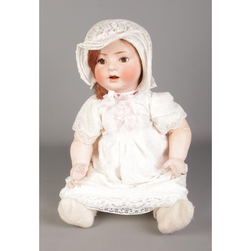 174 - A Schoenau & Hoffmeister bisque 'Hanna' doll. Approx. 62cm tall.