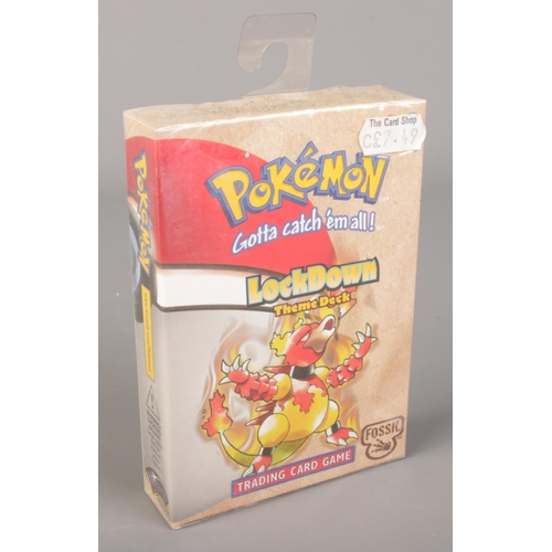 449 - A boxed Pokémon full and sealed Lockdown theme Fossil Set 2-Player Starter Deck.