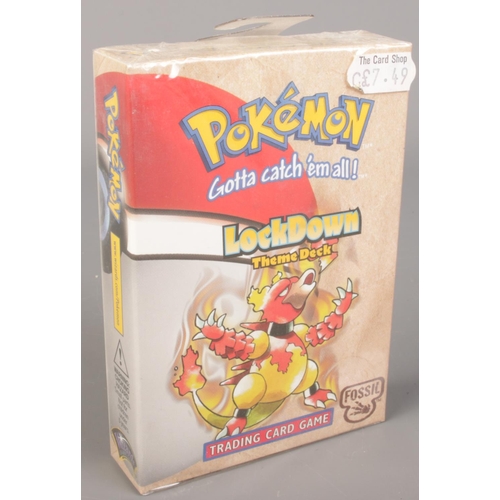 450 - A boxed Pokémon full and sealed Lockdown theme Fossil Set 2-Player Starter Deck.