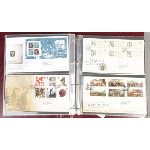 78 - An album of Royal Mail first day covers. Including Star Wars, Doctor Who, Commemorative, 175th Anniv... 