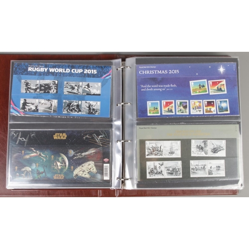 88 - An album of Royal Mail first day covers. Including Star Wars, Beatrix Potter, David Bowie, Harry Pot... 