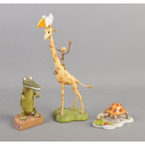 18 - Three Robert Harrop ceramic figures, from the world of Roald Dahl collection. To include Esio Trot, ... 