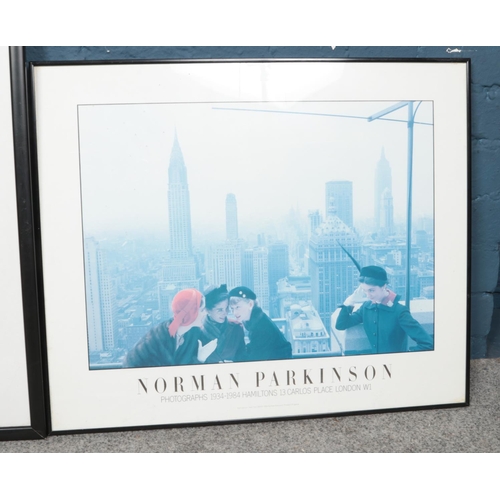 420 - A Norman Parkinson framed exhibition poster entitled Photographs 1934-1985 Hamiltons. Also limited e... 